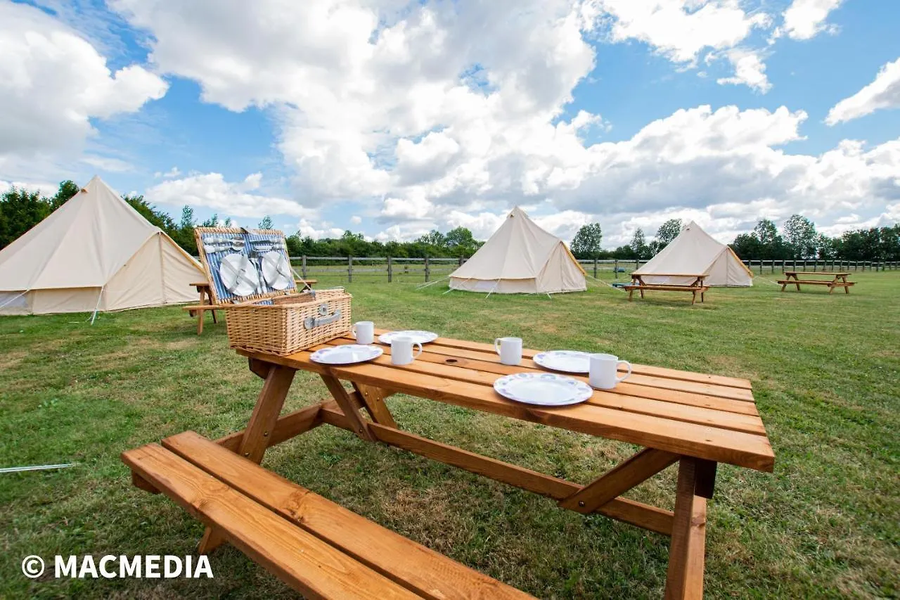 Bell Tent Glamping At Marwell Resort Winchester