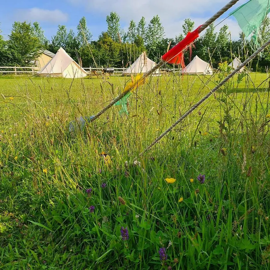 Luxury tent Bell Tent Glamping At Marwell Resort Winchester